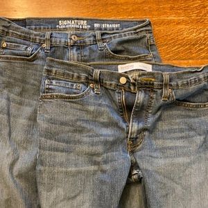 Lot of two pairs of Levi’s S51 Straight jeans